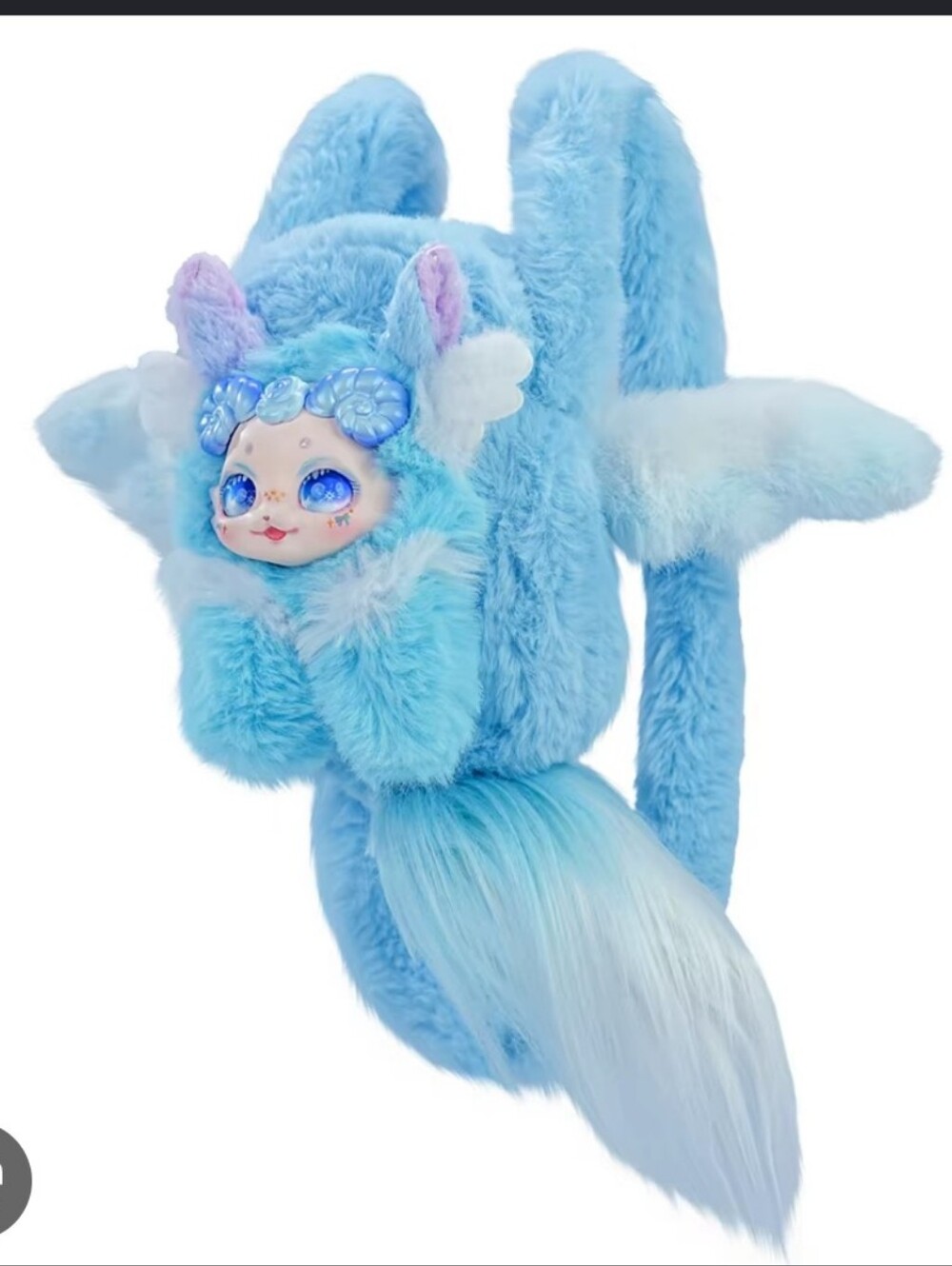 Dumia Plush Bag Crossbody Vinyl Face Angel Wings Gift Alternative